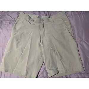 Adidas Golf Shorts Mens 32 Green Flat Front Performance Athletic Ultimate365